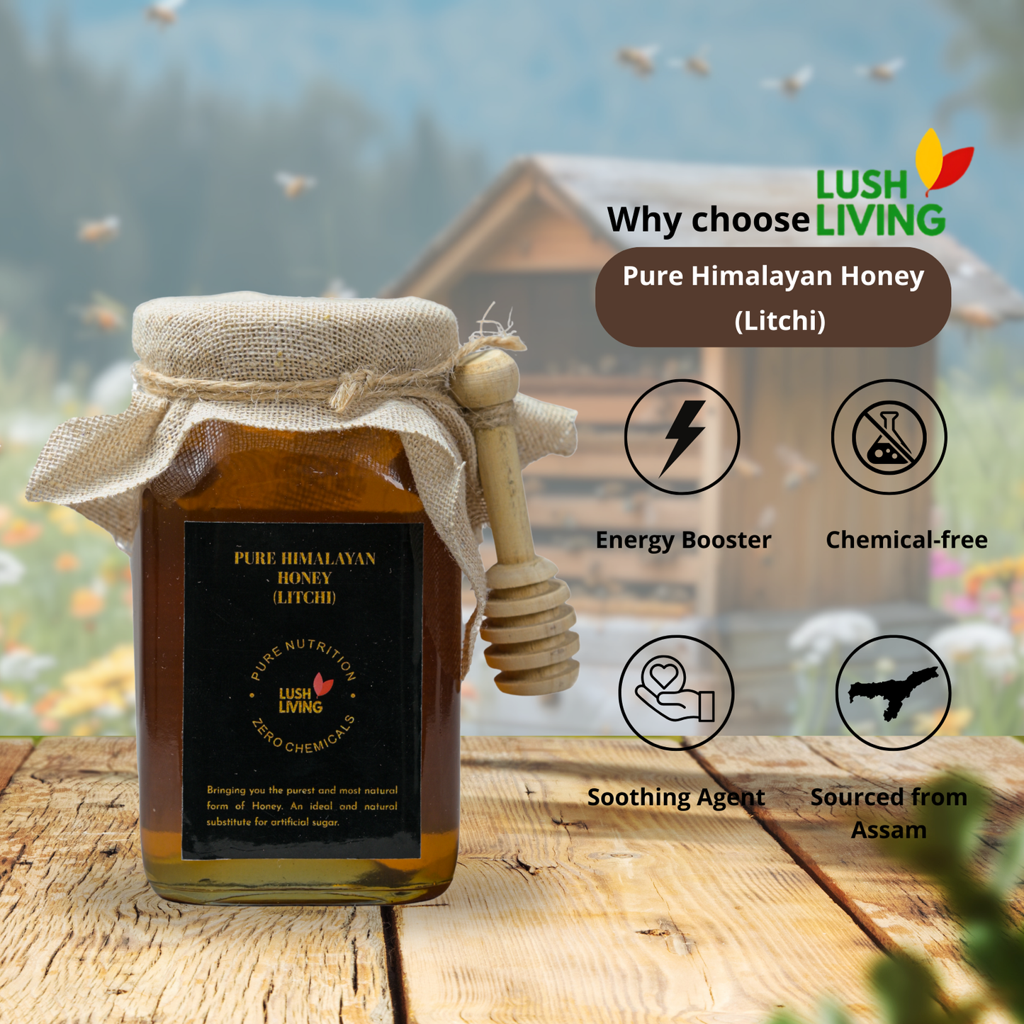 Honey Litchi 500gms
