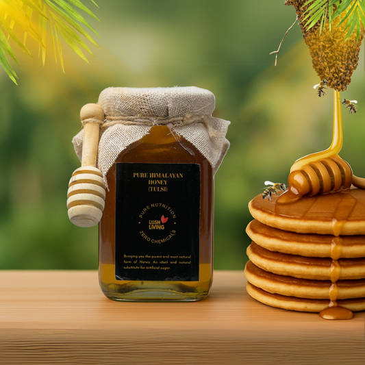LushLiving Tulsi Honey: Ancient Wellness in a Modern Jar