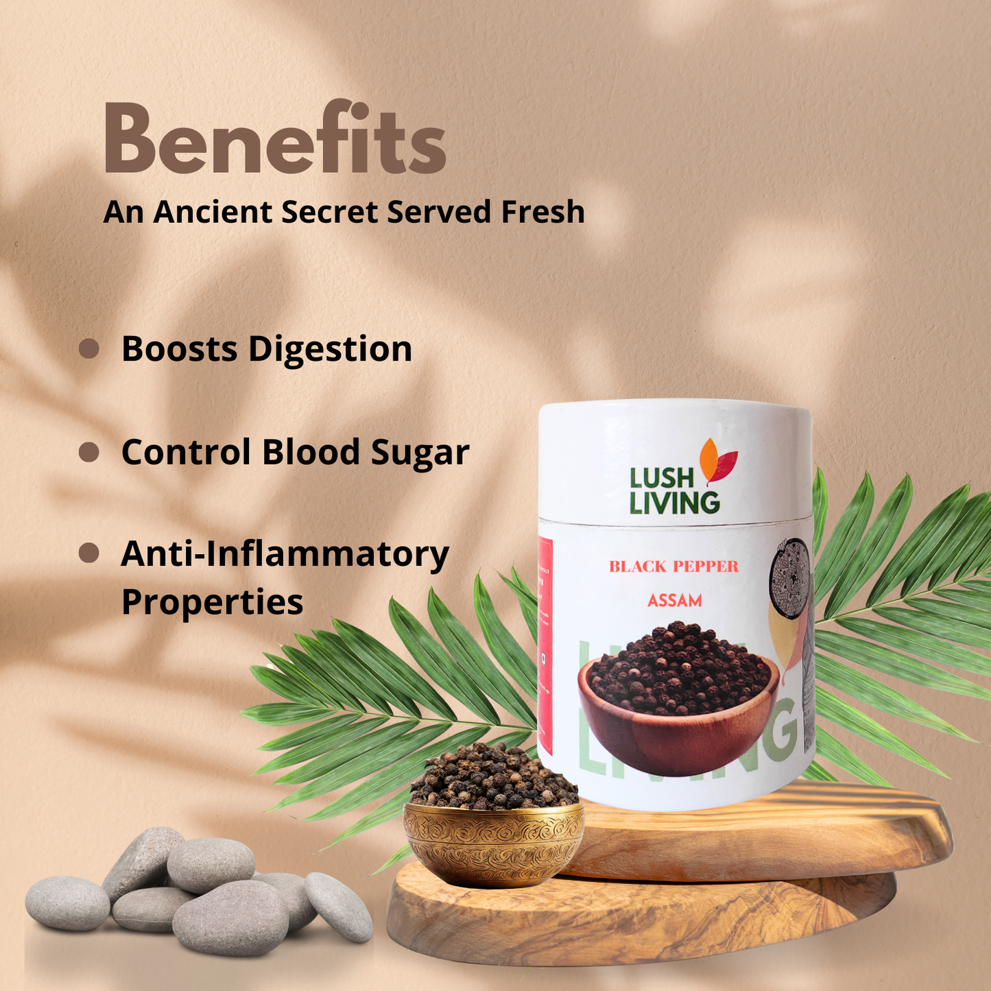 Black Pepper Whole 100gms