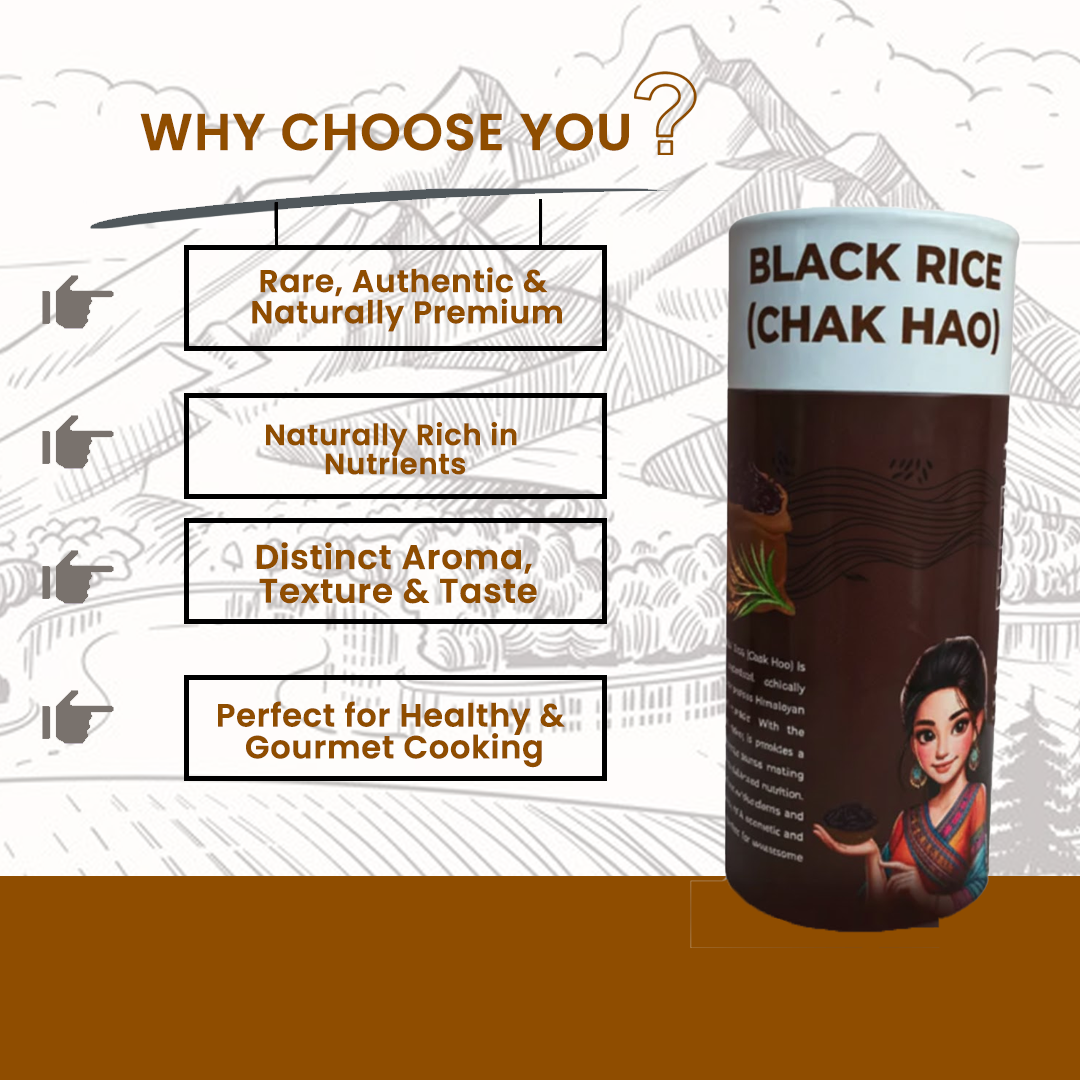 Organic Black Rice (Chak Hao)